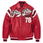 Pelle Pelle Encrusted Varsity Plush