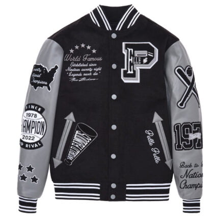 Grey Varsity Jacket