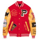 Red And Yellow Varsity Jacket