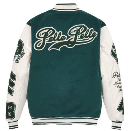 Varsity Green And White Jacket