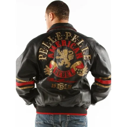 American Rebel Black Leather Jacket