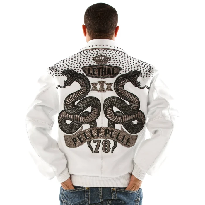 Lethal White Leather Jacket