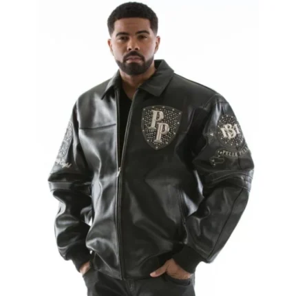 Legendary Black Stud Men Jacket