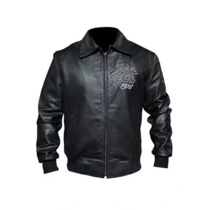 1978 Exotic Black Leather Jacket