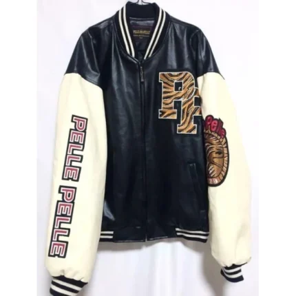 Panther Varsity Leather Jacket