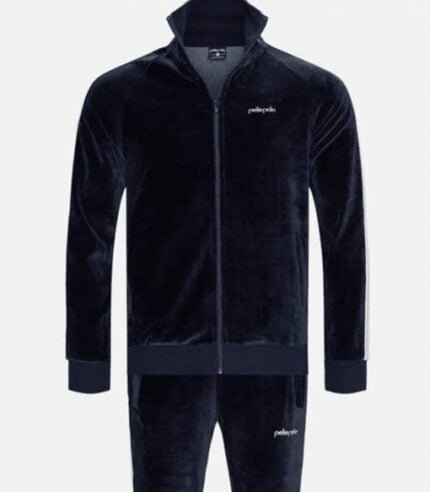 Pelle Pelle Blue Velvet Tracksuit