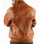 Pelle Pelle Chestnut Alligator Brown Jacket