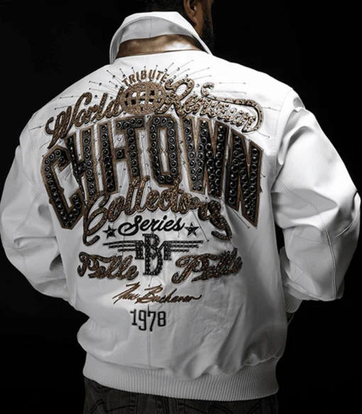 Pelle Pelle Chi-town White Leather Jacket 2