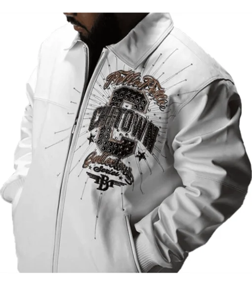 Pelle Pelle Chi-town White Leather Jacket