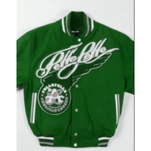 Pelle Pelle Legend Varsity Green Jacket