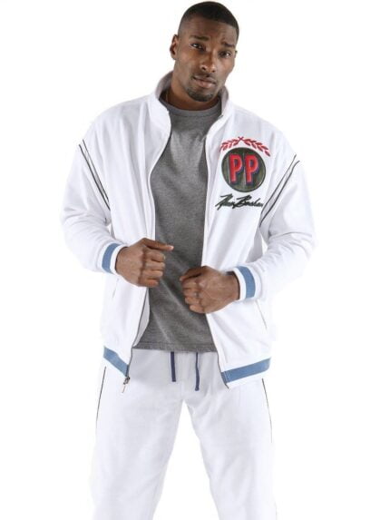 Pelle Pelle MB White Varsity Tracksuit