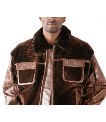 Pelle Pelle Men Deluxe Shearling Brown Jacket