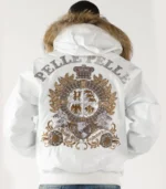 Pelle Pelle Men Marc Buchanan White Jacket