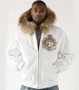 Pelle Pelle Men Marc Buchanan White Jacket