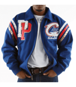 Pelle Pelle Mens Tribute Blue Jacket