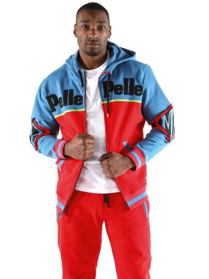 Pelle Pelle Red Blue Varsity Tracksuit