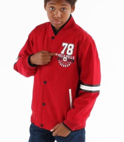 Pelle Pelle Red Legendary 78 Kids Jacket