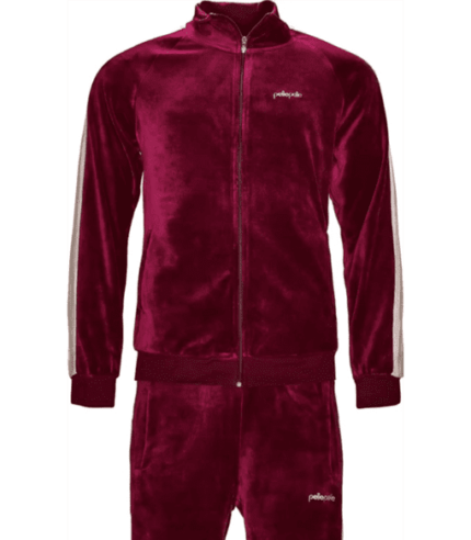 Pelle Pelle Red Velvet Tracksuit