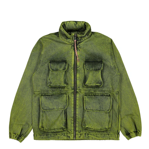 Pelle Pelle Vintage Green Denim Jacket