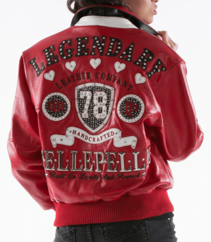 Pelle Pelle Women Encrusted Varsity Jacket