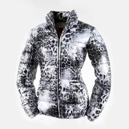 Pelle Pelle Women Cheetah White Winter Coat