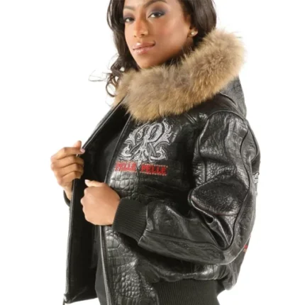 Pelle Pelle Womens Black Leather Jacket