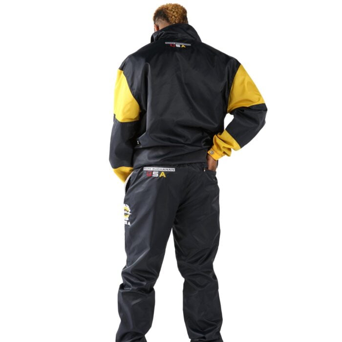 Pelle Pelle Yellow And Black Tracksuit 2