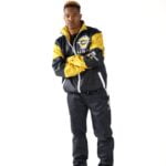 Pelle Pelle Yellow And Black Tracksuit 3