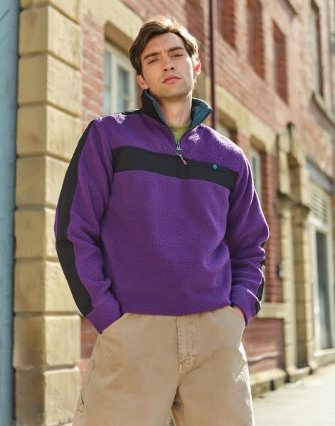 Purple Pelle Pelle Fleece Jacket