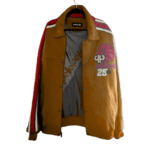 Brown Basketball Leather Jacket