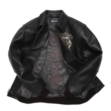 45th Anniversary Black Leather Jacket