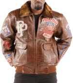 Pelle Pelle American Bruiser Brown Jacket