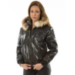 Pelle Pelle Black Crest Women Leather jacket