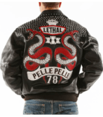 Pelle Pelle Black Lethal Men Leather Jacket