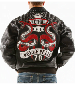 Pelle Pelle Black Lethal Men Leather Jacket