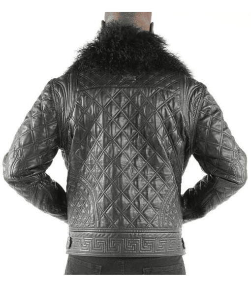 Pelle Pelle Black Motorcycle Men Jacket