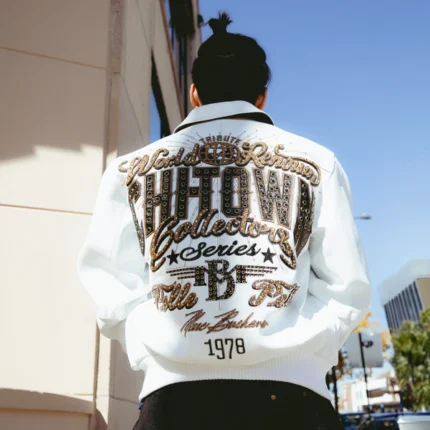 Pelle Pelle Chi-town White Leather Jacket