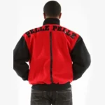 Pelle Pelle Crimson Red Men Wool Jacket