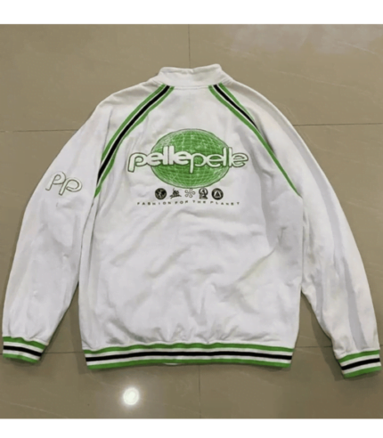 Pelle Pelle Embroidered Cotton White Jacket