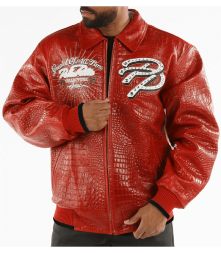 Pelle Pelle GOAT Men Red Leather Jacket