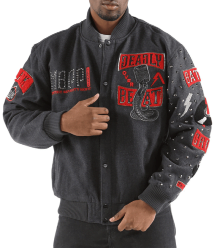 Pelle Pelle Grey Deadly Beat Men Jacket