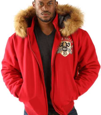 Pelle Pelle Legends Never Die Men Red Jacket