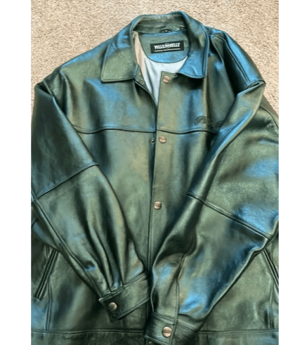 Pelle Pelle Limited Edition Green Leather Jacket