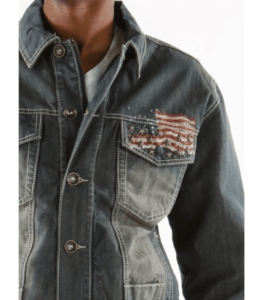 Pelle Pelle MB American Flag Grey Jacket