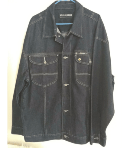 Pelle Pelle MB Men Black Denim Jacket