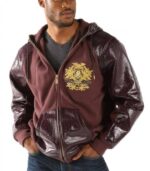 Pelle Pelle Maroon Prestige Men Hoodie