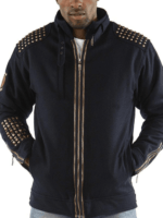 Pelle Pelle Men’s Studded Wool Jacket