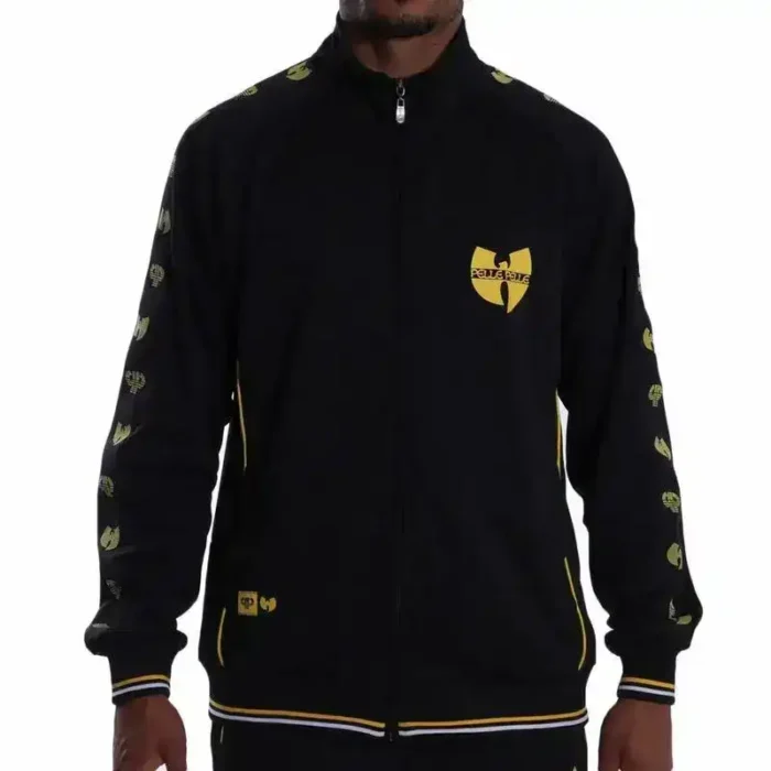 Pelle Pelle Mens Printed Black Tracksuit