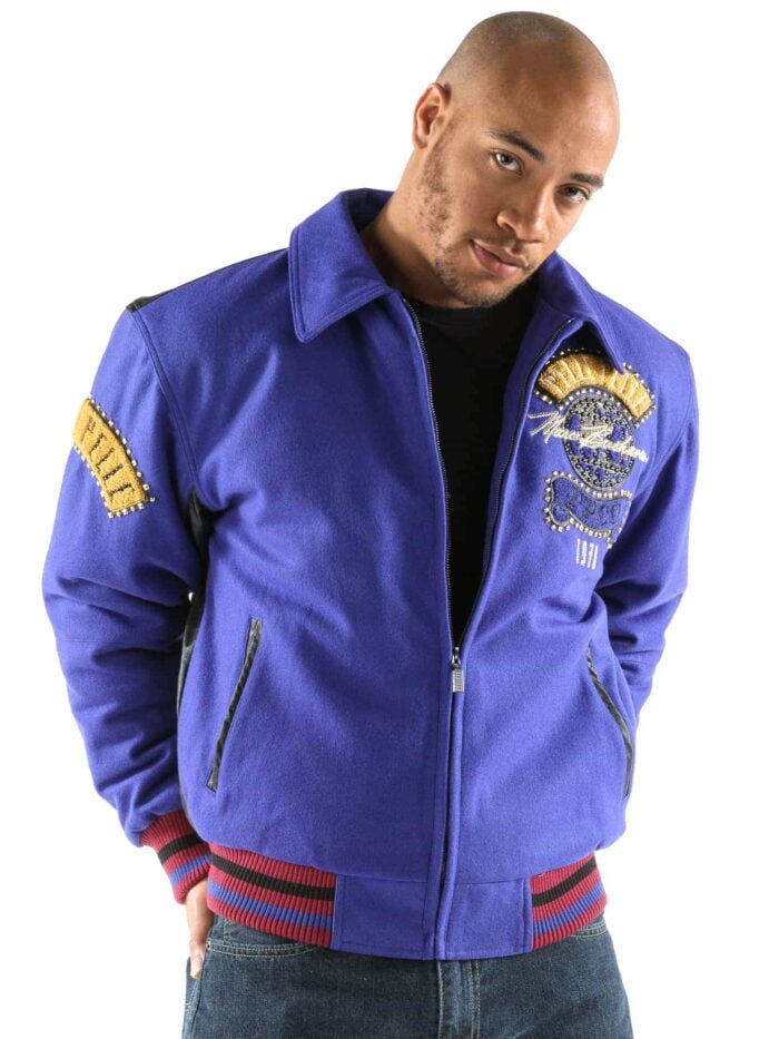 Pelle Pelle Mens The World Tour Blue Jacket 1