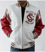 Pelle Pelle Soda Club 1978 White Men Jacket